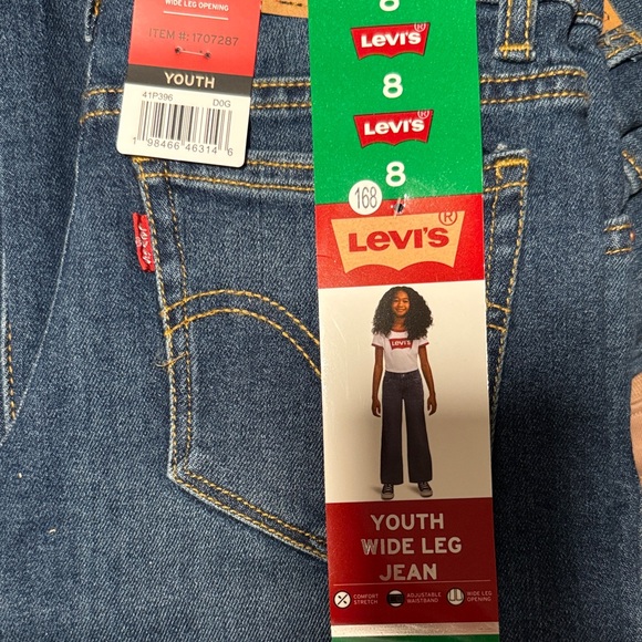 Levi's Other - Levi's girls Blue Wide Leg Jeans NWT